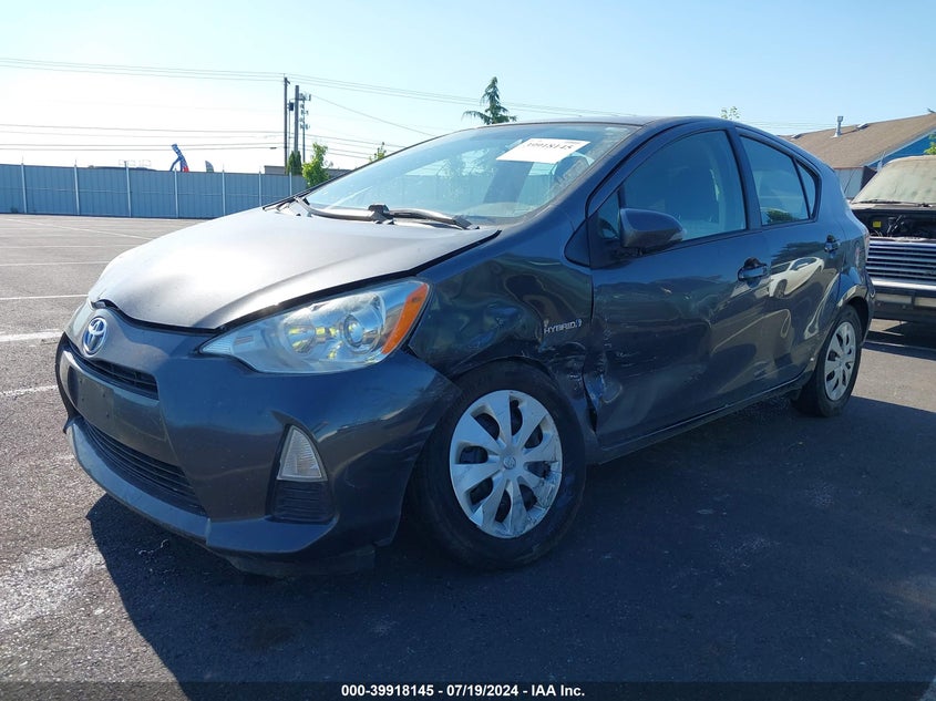 2012 Toyota Prius C VIN: JTDKDTB30C1504925 Lot: 39918145