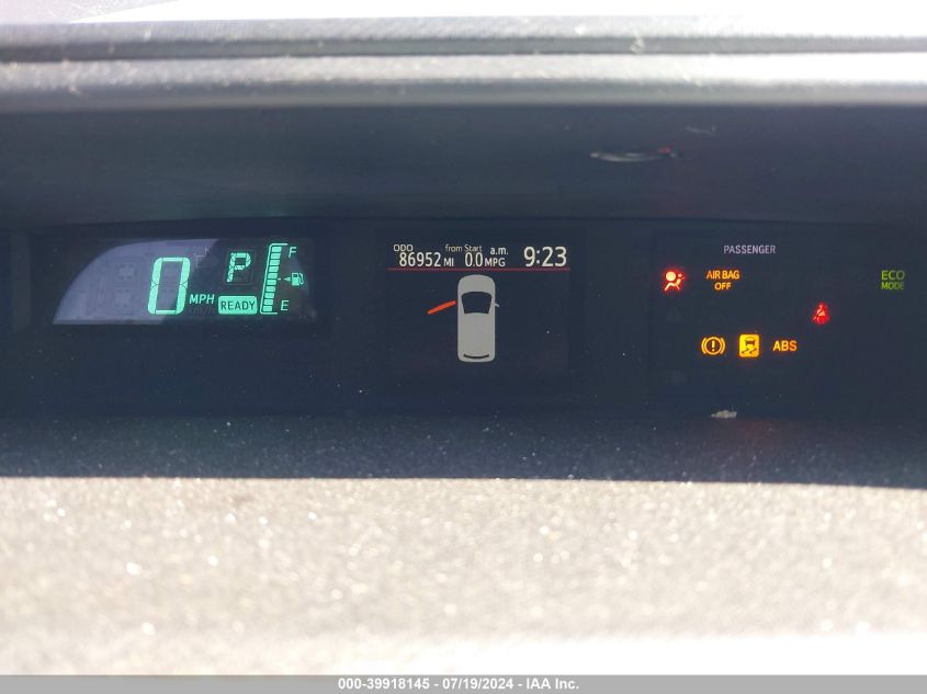 2012 Toyota Prius C VIN: JTDKDTB30C1504925 Lot: 39918145