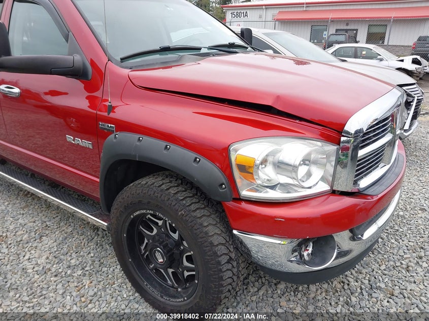 2008 Dodge Ram 1500 Slt VIN: 1D7HU18238S631186 Lot: 39918402