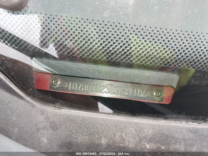 2008 Dodge Ram 1500 Slt VIN: 1D7HU18238S631186 Lot: 39918402