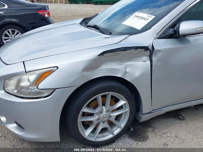 2010 Nissan Maxima 3.5 Sv VIN: 1N4AA5AP8AC849678 Lot: 39918443