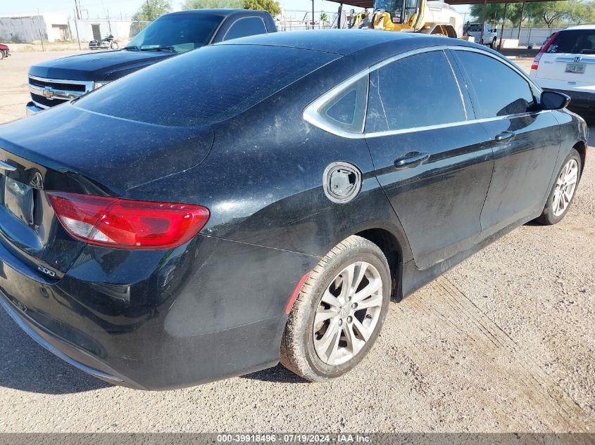 2015 Chrysler 200 Limited VIN: 1C3CCCAB9FN661127 Lot: 39918496