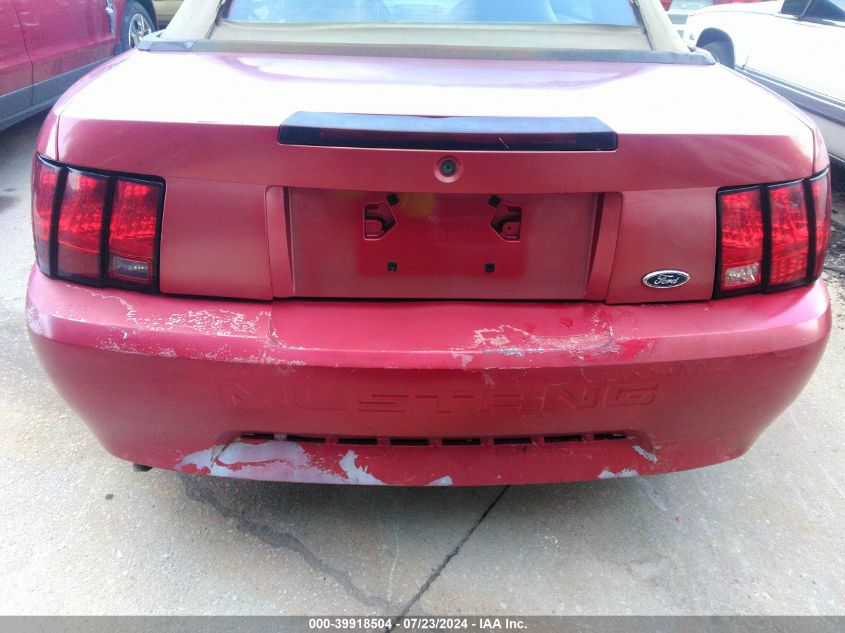 2001 Ford Mustang VIN: 1FAFP44481F150114 Lot: 39918504