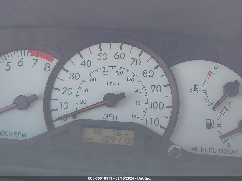 2003 Toyota Corolla Le VIN: 1NXBR32E33Z168281 Lot: 39918513