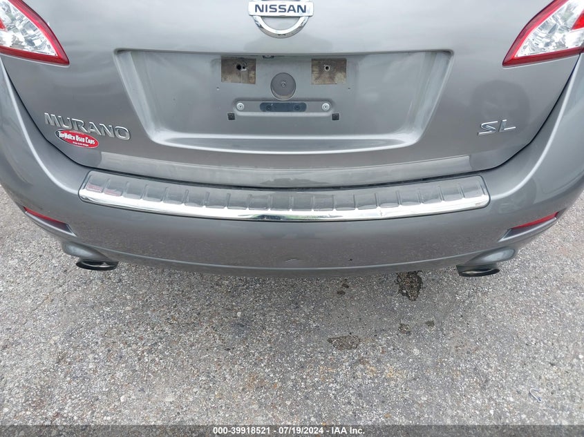 2011 Nissan Murano Sl VIN: JN8AZ1MU5BW069218 Lot: 39918521