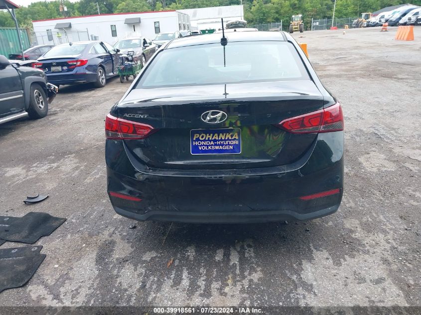 2022 Hyundai Accent Sel VIN: 3KPC24A63NE170238 Lot: 39918561