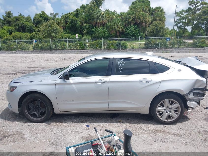 2016 Chevrolet Impala Ls VIN: 2G11Z5SA0G9168100 Lot: 39918592