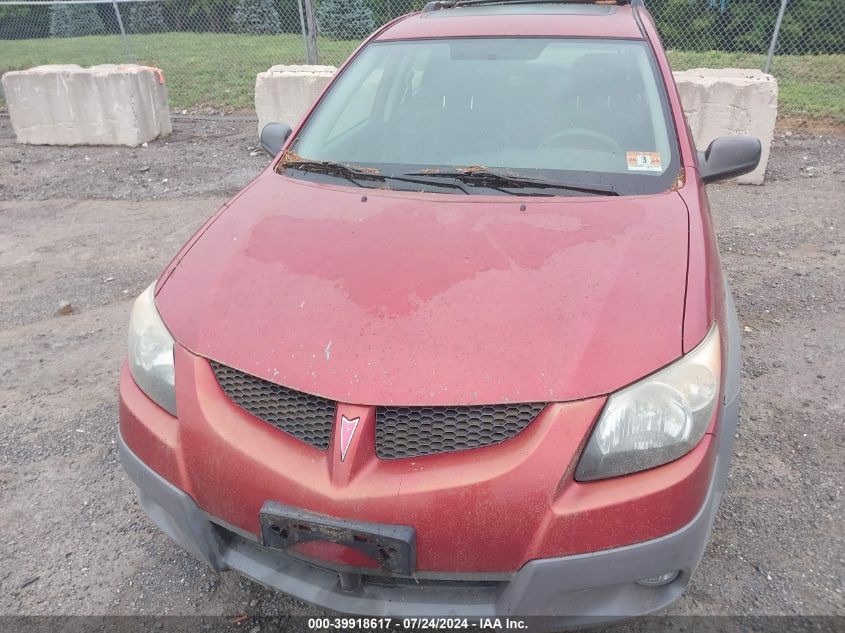 2003 Pontiac Vibe VIN: 5Y2SM62863Z413818 Lot: 39918617