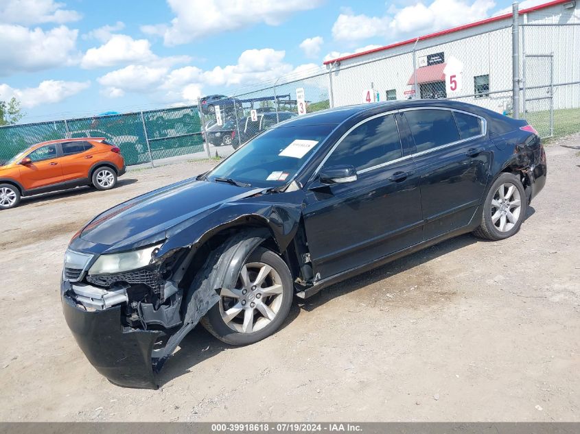 2012 Acura Tl 3.5 VIN: 19UUA8F57CA002232 Lot: 39918618