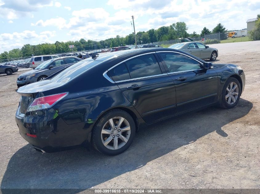 2012 Acura Tl 3.5 VIN: 19UUA8F57CA002232 Lot: 39918618