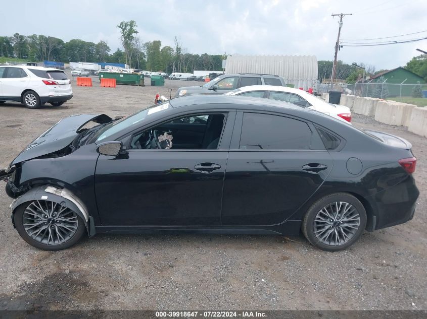 2022 Kia Forte Gt-Line VIN: 3KPF54AD1NE459475 Lot: 39918647