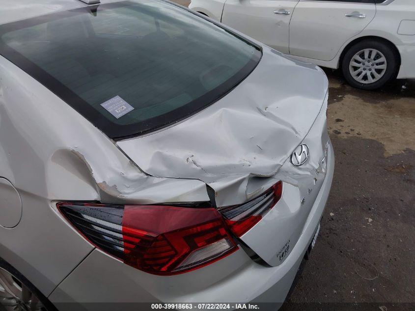 2019 Hyundai Elantra Sel VIN: 5NPD84LFXKH408075 Lot: 39918663