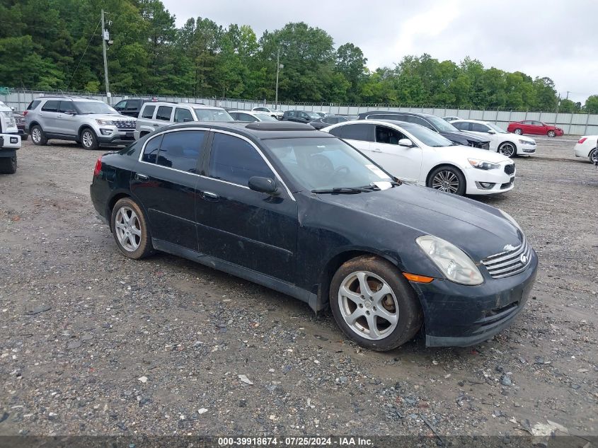 2004 Infiniti G35 VIN: JNKCV51E04M110937 Lot: 39918674