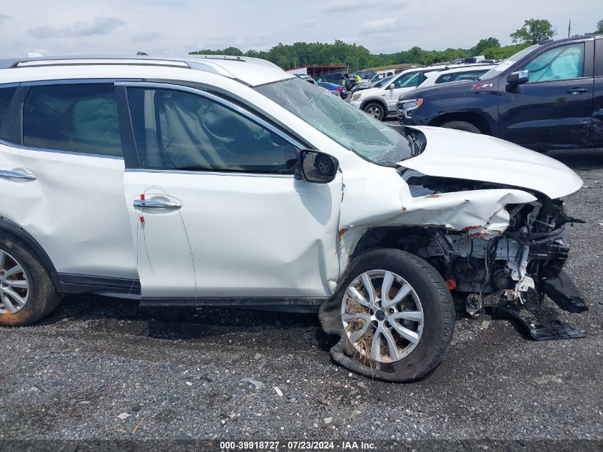 2017 Nissan Rogue Sv VIN: KNMAT2MV8HP570795 Lot: 39918727