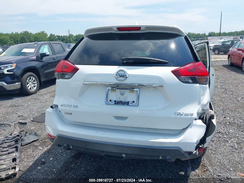 2017 Nissan Rogue Sv VIN: KNMAT2MV8HP570795 Lot: 39918727