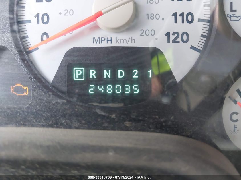 2007 Dodge Ram 1500 Slt VIN: 1D7HA16P87J515171 Lot: 39918739