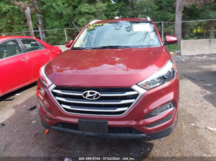 2017 Hyundai Tucson Limited/Sport And Eco/Se VIN: KM8J3CA47HU477720 Lot: 39918764