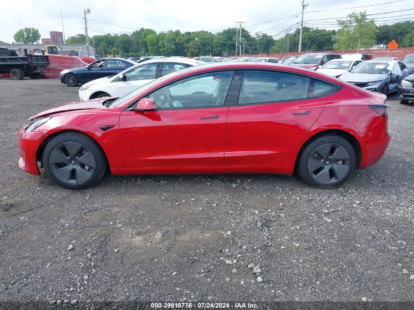 2023 Tesla Model 3 Rear-Wheel Drive VIN: 5YJ3E1EA3PF674760 Lot: 39918776