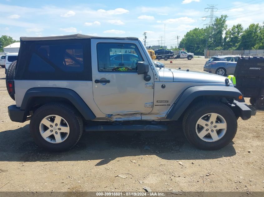 2013 Jeep Wrangler Sport VIN: 1C4AJWAG4DL605790 Lot: 39918801