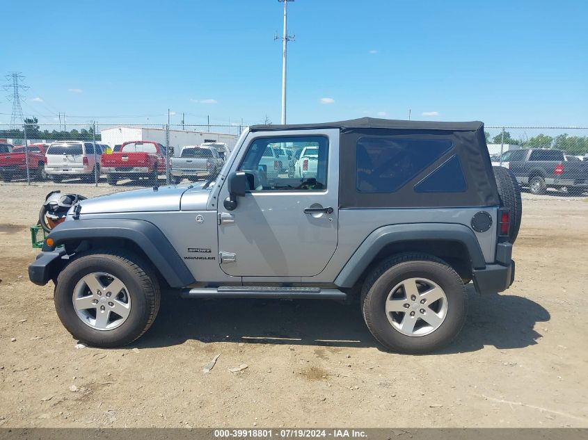 2013 Jeep Wrangler Sport VIN: 1C4AJWAG4DL605790 Lot: 39918801