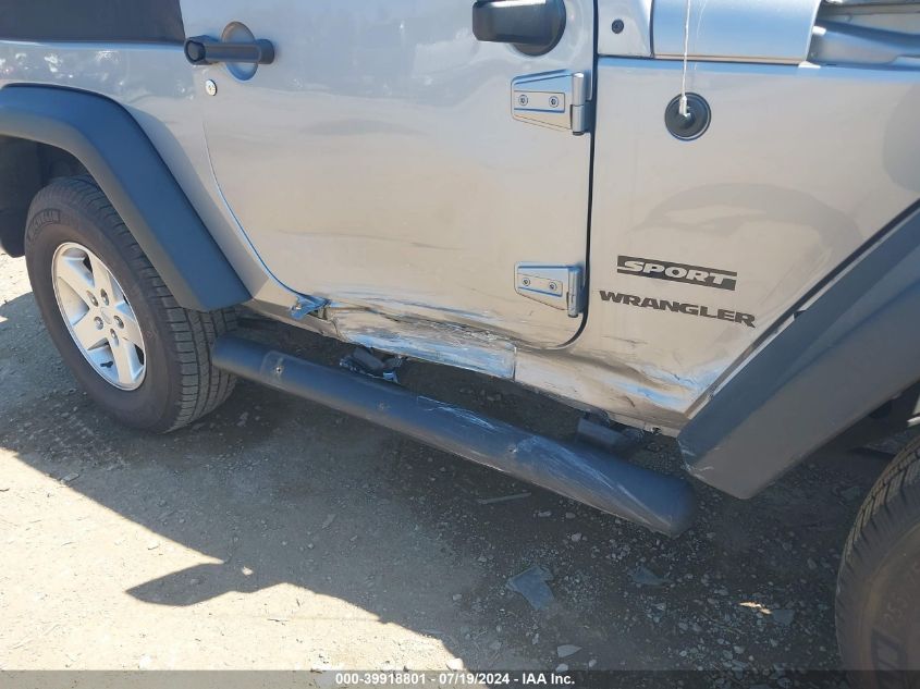 2013 Jeep Wrangler Sport VIN: 1C4AJWAG4DL605790 Lot: 39918801