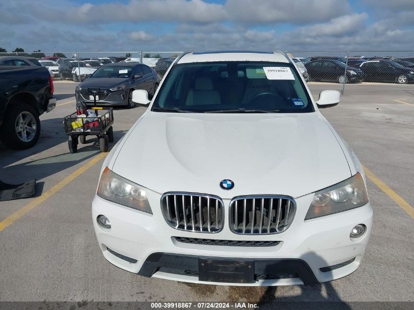 2013 BMW X3 xDrive28I VIN: 5UXWX9C57D0A21064 Lot: 39918867