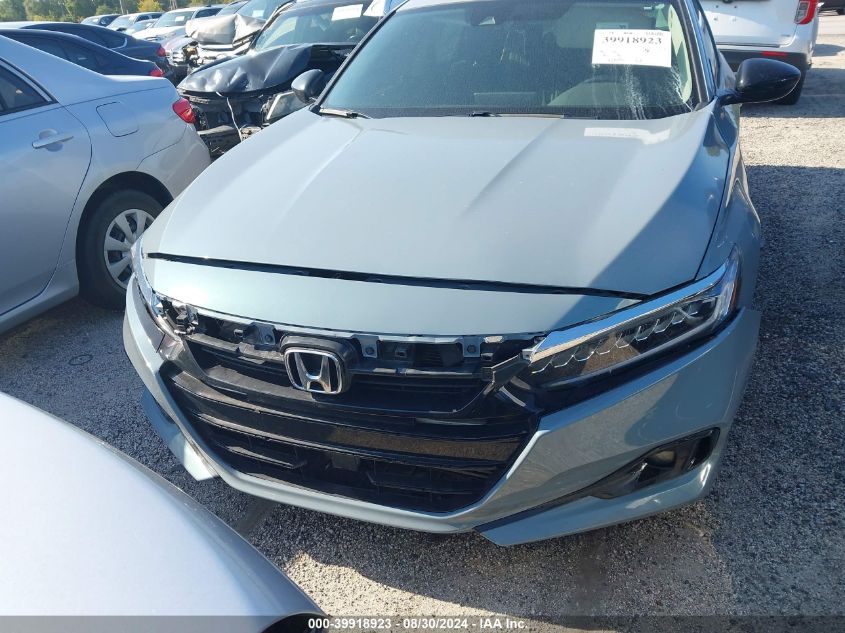 2022 Honda Accord Sport Special Edition VIN: 1HGCV1F46NA053061 Lot: 39918923