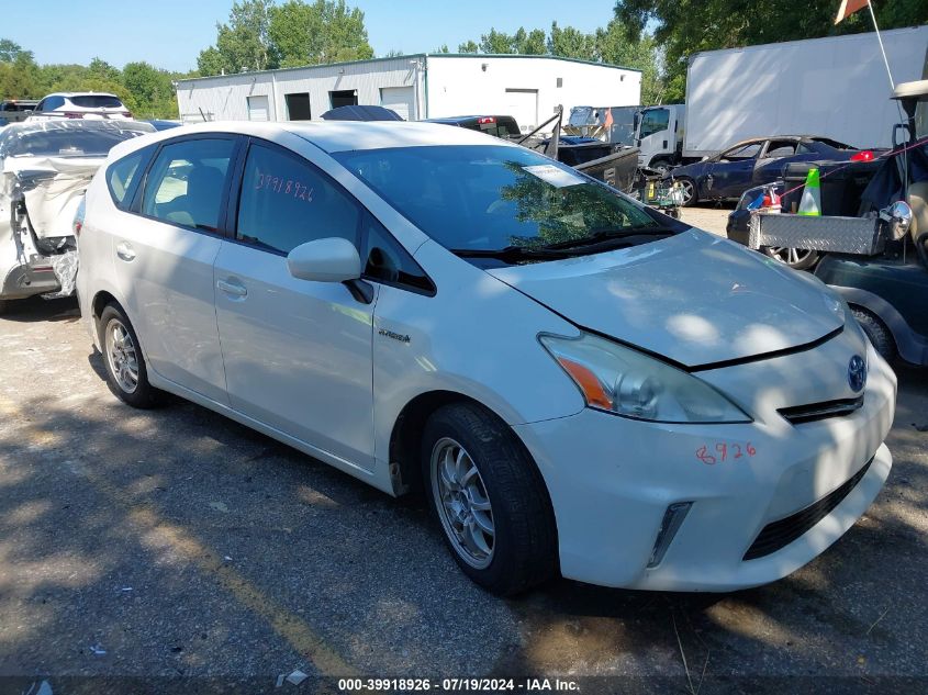 JTDZN3EU9C3116371 | 2012 TOYOTA PRIUS V