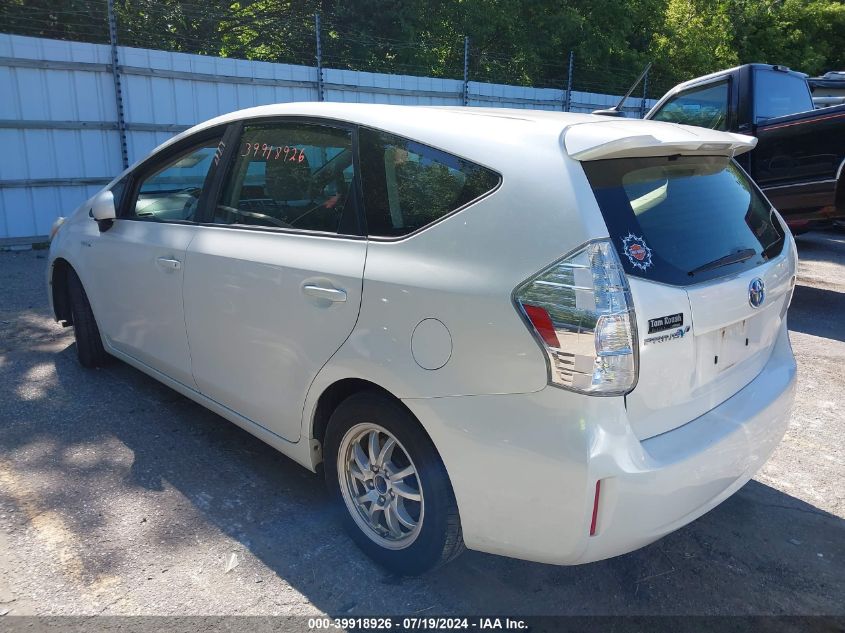 JTDZN3EU9C3116371 | 2012 TOYOTA PRIUS V