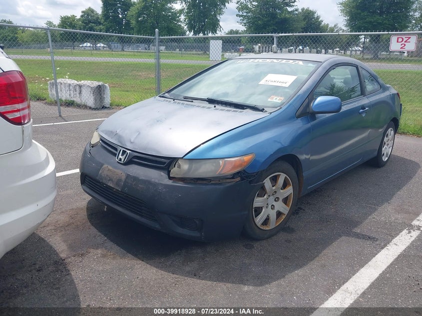 2008 Honda Civic Lx VIN: 2HGFG12608H509270 Lot: 39918928