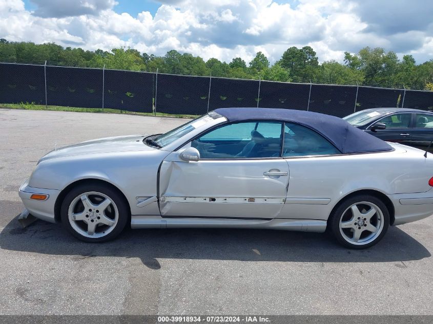 2003 Mercedes-Benz Clk 430 VIN: WDBLK70GX3T131645 Lot: 39918934