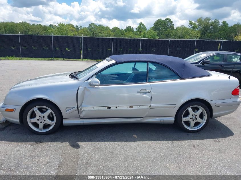 2003 Mercedes-Benz Clk 430 VIN: WDBLK70GX3T131645 Lot: 39918934