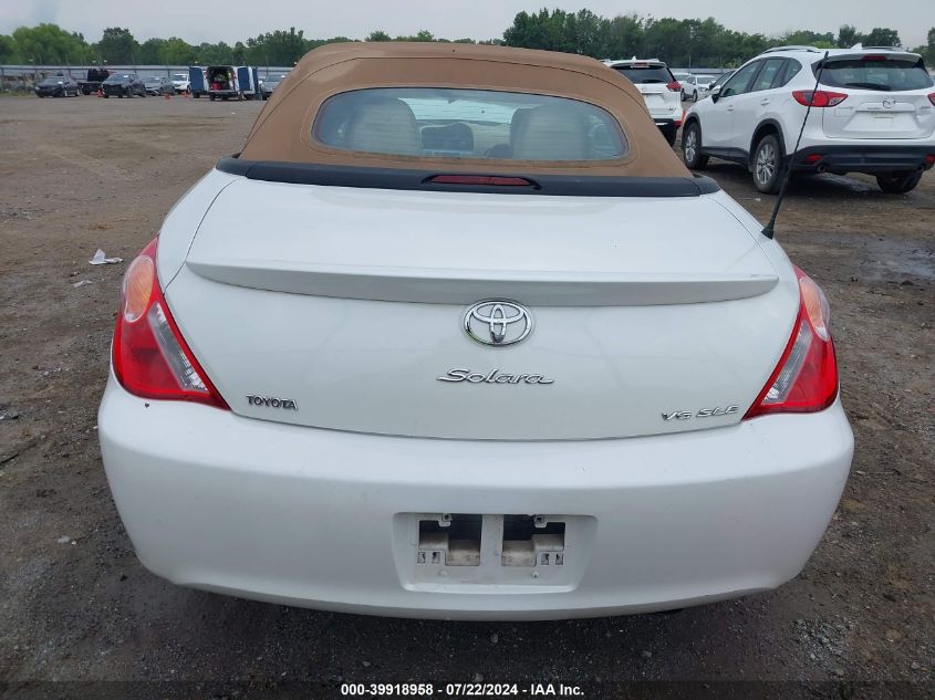 2006 Toyota Camry Solara Sle VIN: 4T1FA38P06U107282 Lot: 39918958