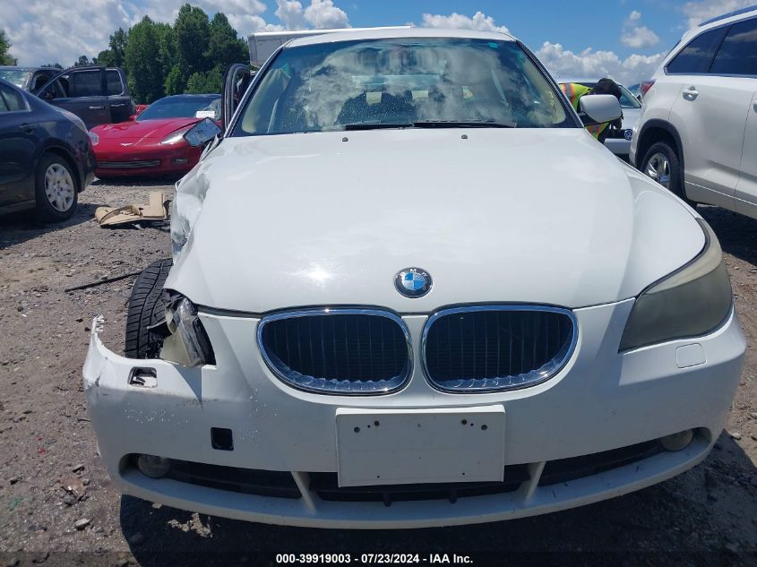 2004 BMW 525 I VIN: WBANA53594B850062 Lot: 39919003