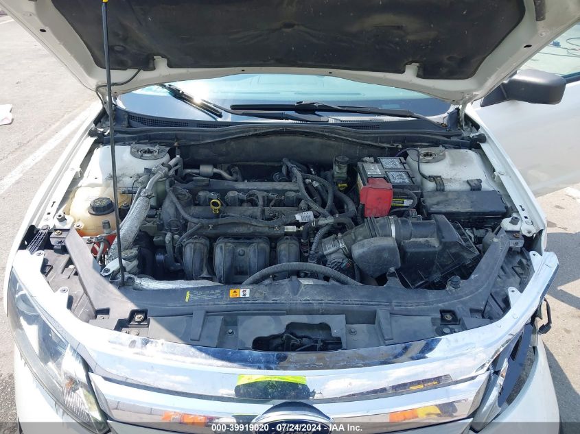 2012 Ford Fusion S VIN: 3FAHP0GA4CR411036 Lot: 39919020