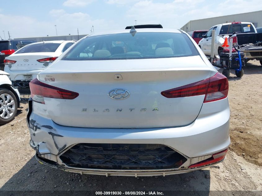 2019 Hyundai Elantra Sel VIN: 5NPD84LF4KH441606 Lot: 39919030