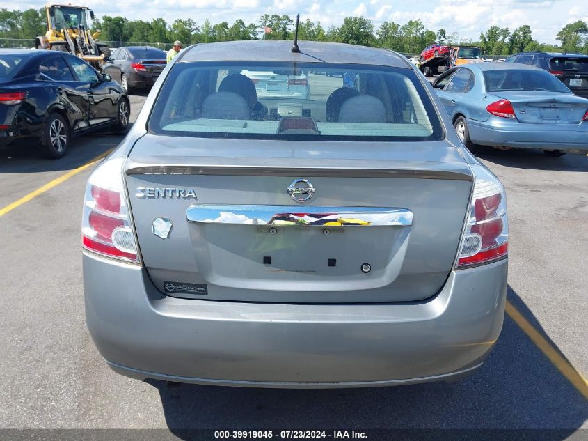 2010 Nissan Sentra 2.0 VIN: 3N1AB6AP6AL626088 Lot: 39919045