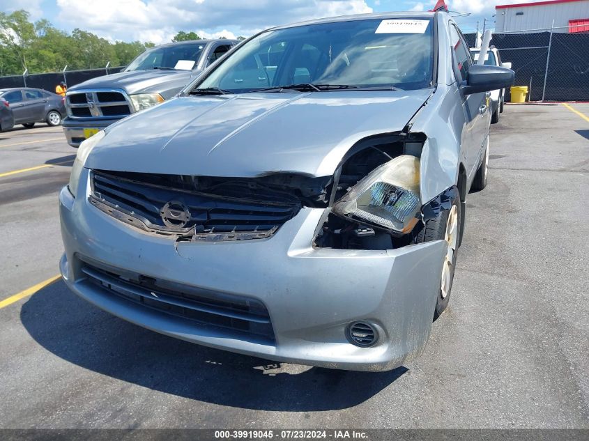 2010 Nissan Sentra 2.0 VIN: 3N1AB6AP6AL626088 Lot: 39919045