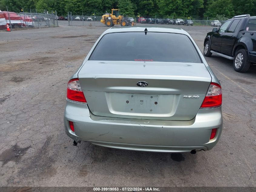 2009 Subaru Legacy 3.0R Limited VIN: 4S3BL856094213547 Lot: 39919053