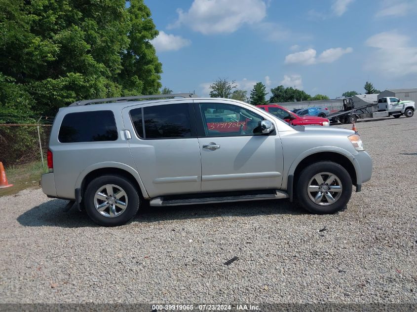 2011 Nissan Armada Sv VIN: 5N1AA0NC8BN605793 Lot: 39919065