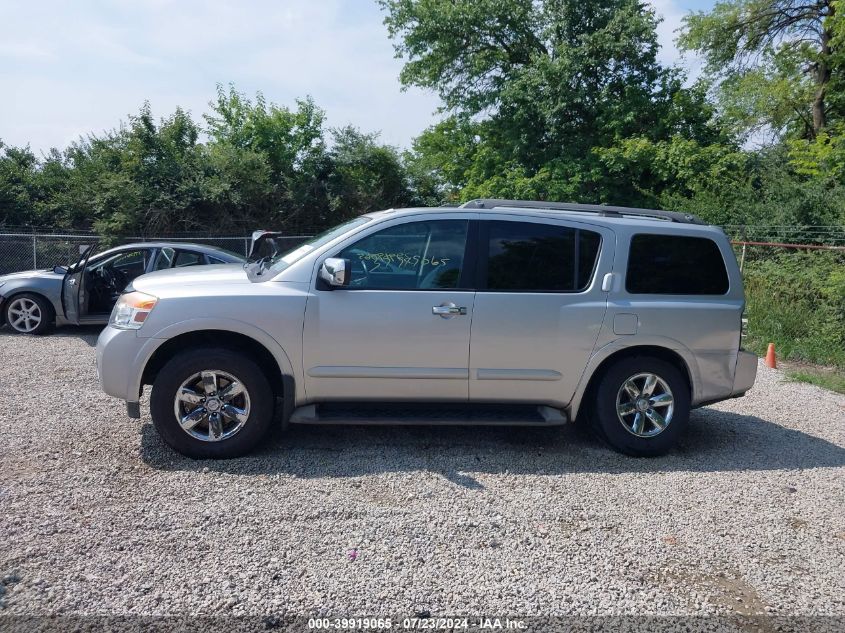 2011 Nissan Armada Sv VIN: 5N1AA0NC8BN605793 Lot: 39919065