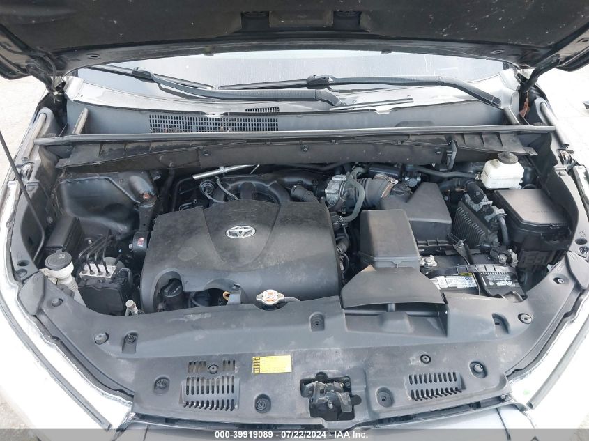 2017 Toyota Highlander Xle VIN: 5TDJZRFH4HS520822 Lot: 39919089