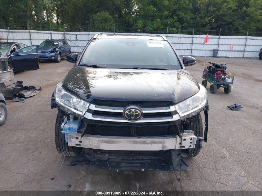 2017 Toyota Highlander Xle VIN: 5TDJZRFH4HS520822 Lot: 39919089