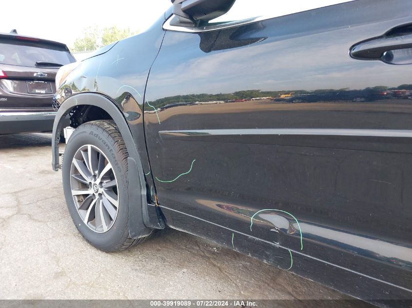 2017 Toyota Highlander Xle VIN: 5TDJZRFH4HS520822 Lot: 39919089