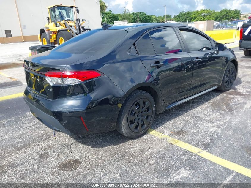 2021 Toyota Corolla Le VIN: JTDEPMAE0MJ163637 Lot: 39919093