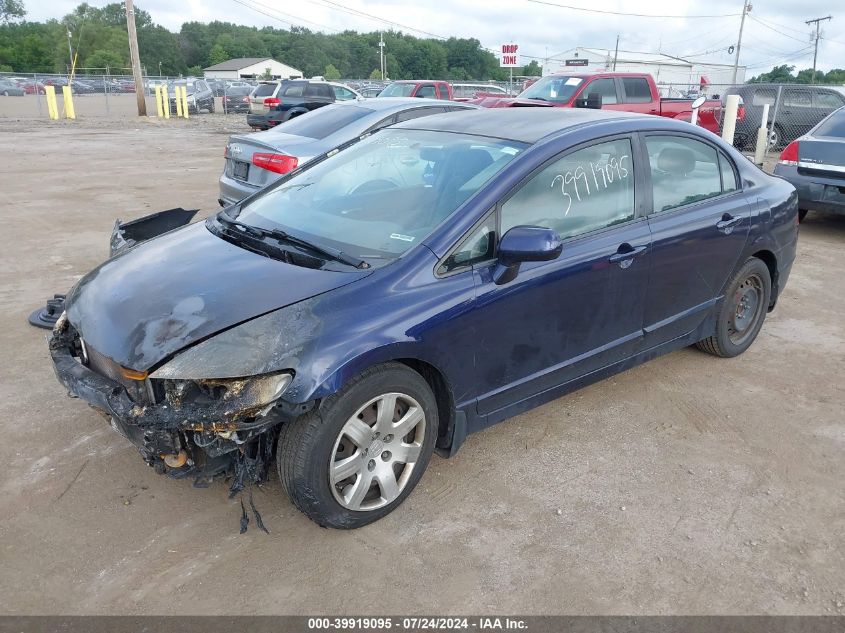 2010 Honda Civic Lx VIN: 2HGFA1F55AH555072 Lot: 39919095