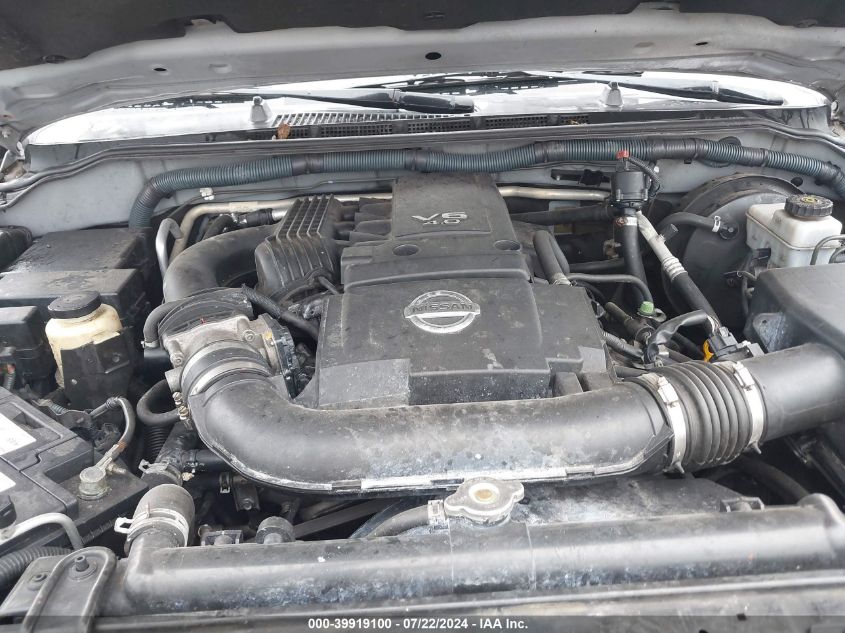 2010 Nissan Pathfinder Se VIN: 5N1AR1NBXAC621882 Lot: 39919100