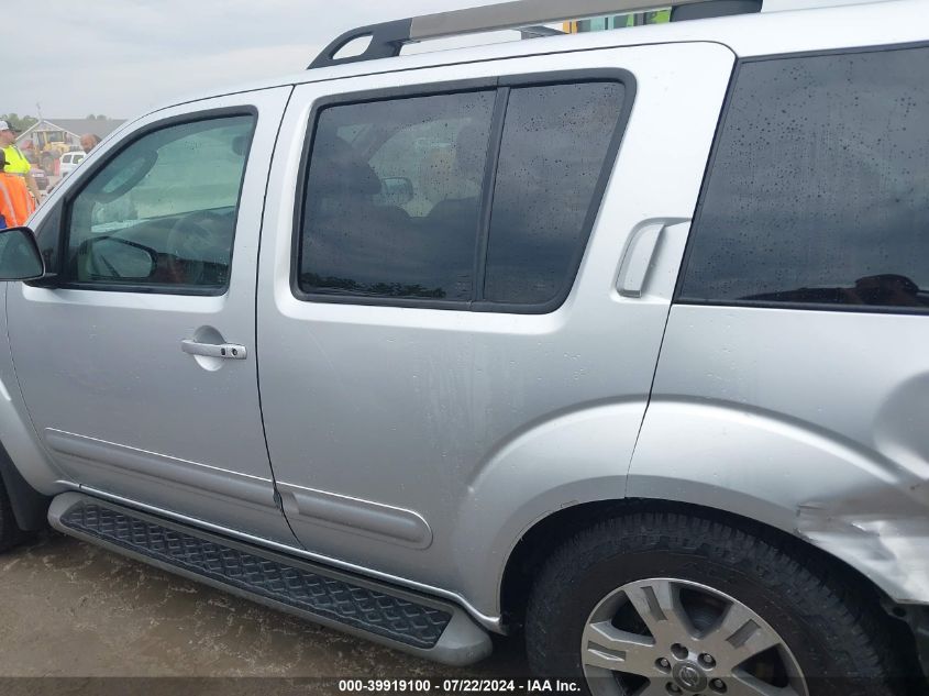 2010 Nissan Pathfinder Se VIN: 5N1AR1NBXAC621882 Lot: 39919100