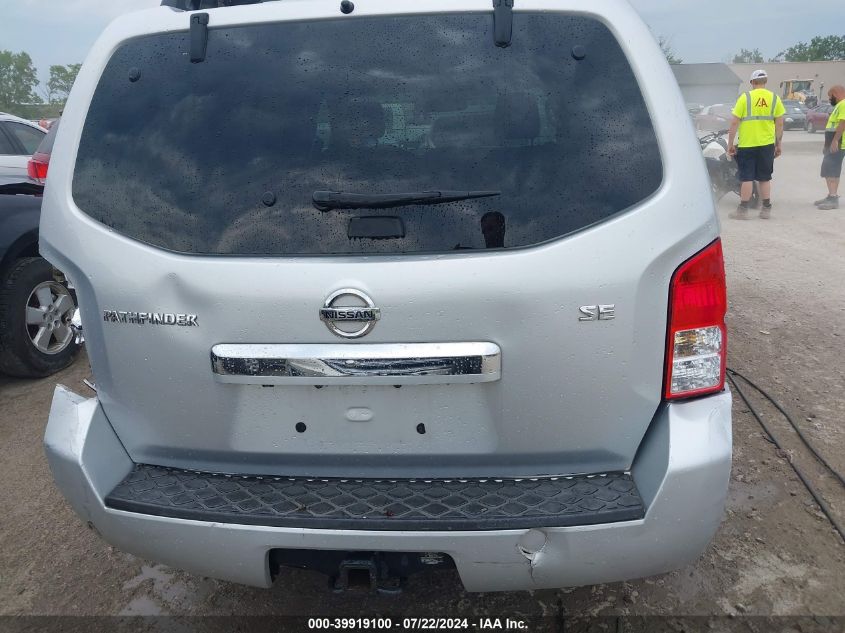 2010 Nissan Pathfinder Se VIN: 5N1AR1NBXAC621882 Lot: 39919100