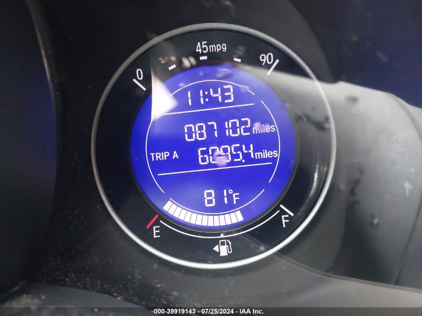 2016 Honda Fit Ex VIN: JHMGK5H75GX035706 Lot: 39919143